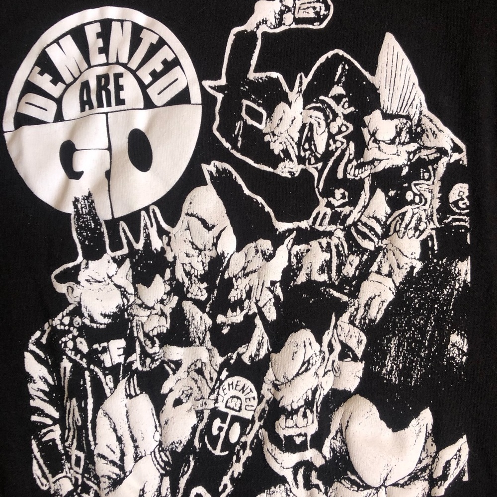 Demented Are Go band shirt
